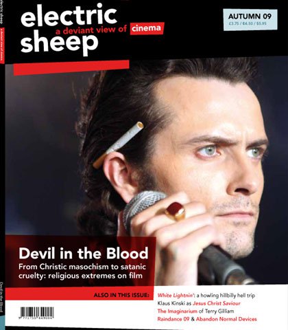 ELECTRIC SHEEP magazine side cover Issue 6 September/October/November 2009