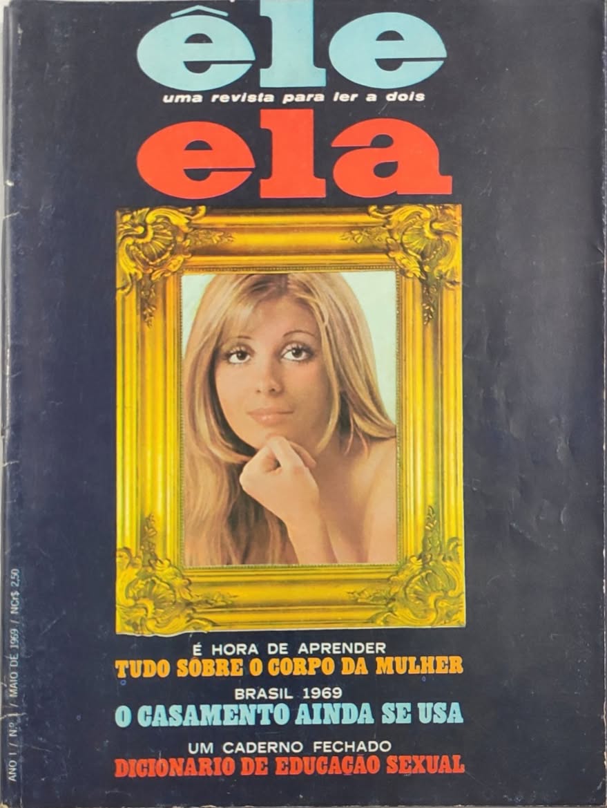 ELE ELA magazine side cover Issue 1  May 1969