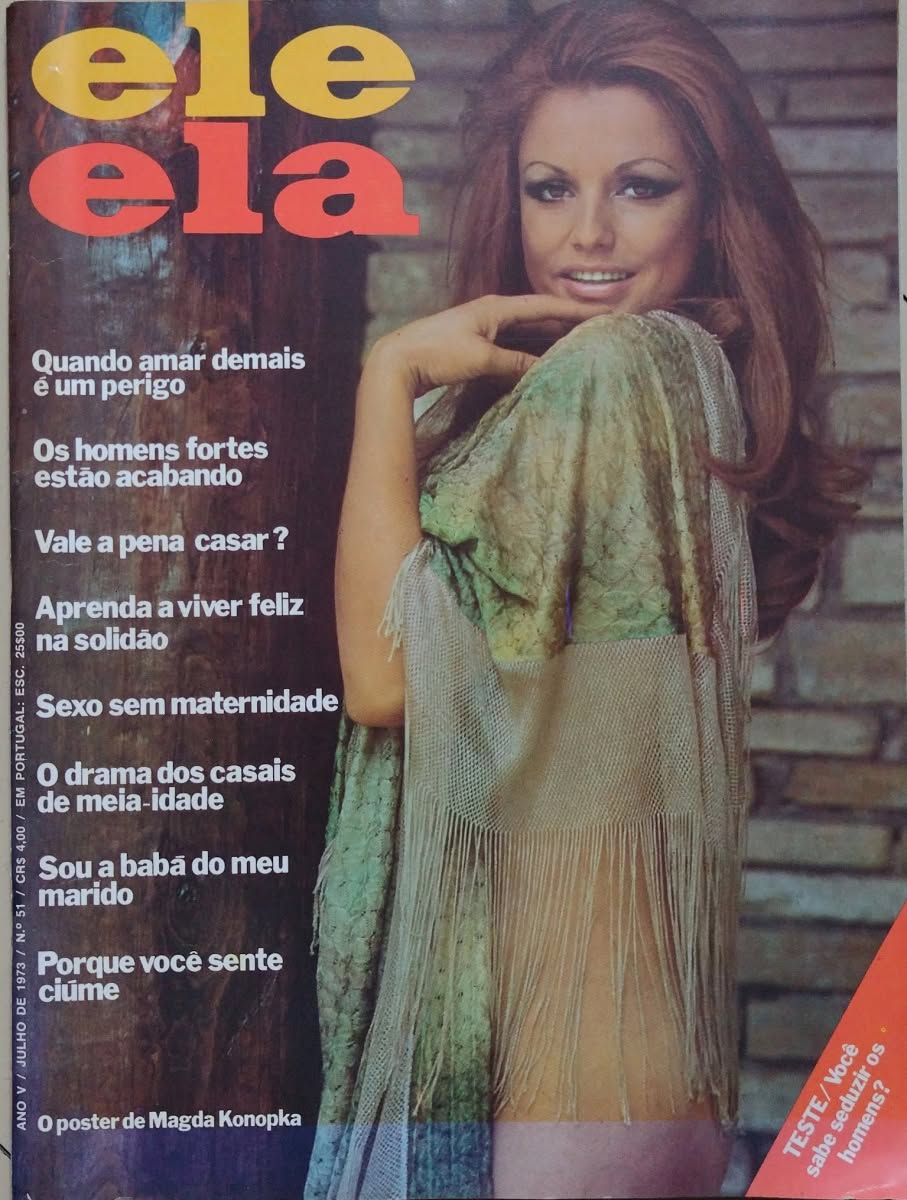 ELE ELA magazine side cover Issue 51  July 1973