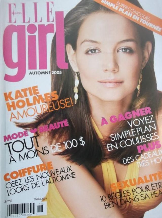 ELLE GIRL CANADA magazine side cover Autumn 2005