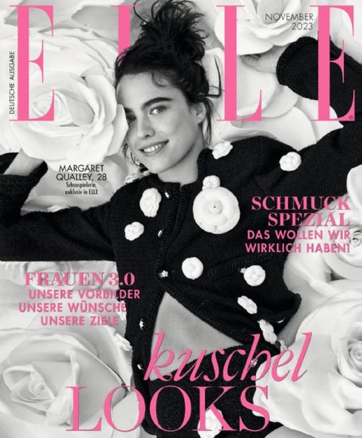 ELLE GERMANY magazine side cover  November 2023