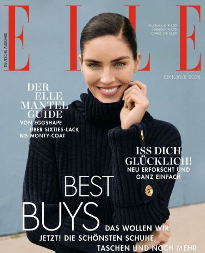 ELLE GERMANY magazine side cover  October 2024