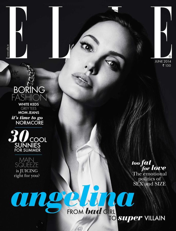 ELLE INDIA magazine side cover  June 2014