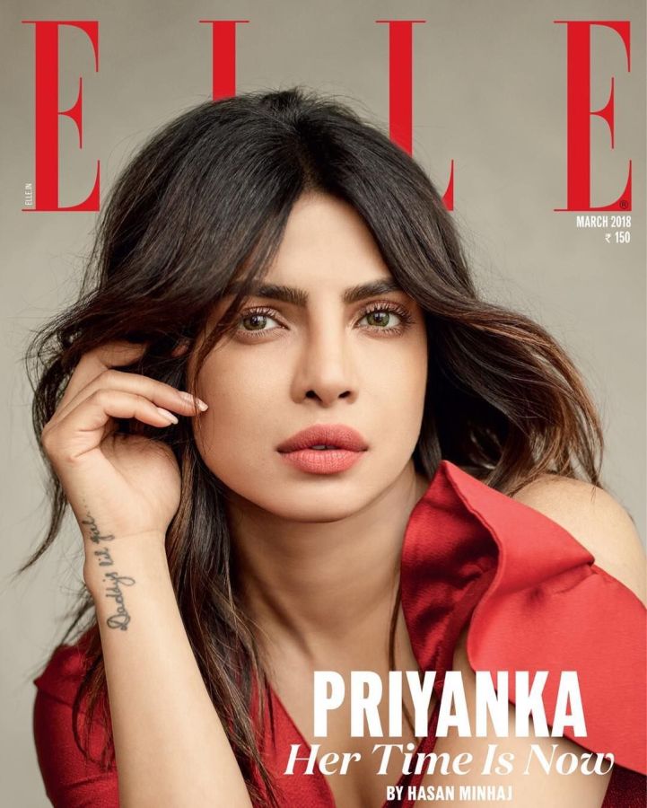 ELLE INDIA magazine side cover  March 2018