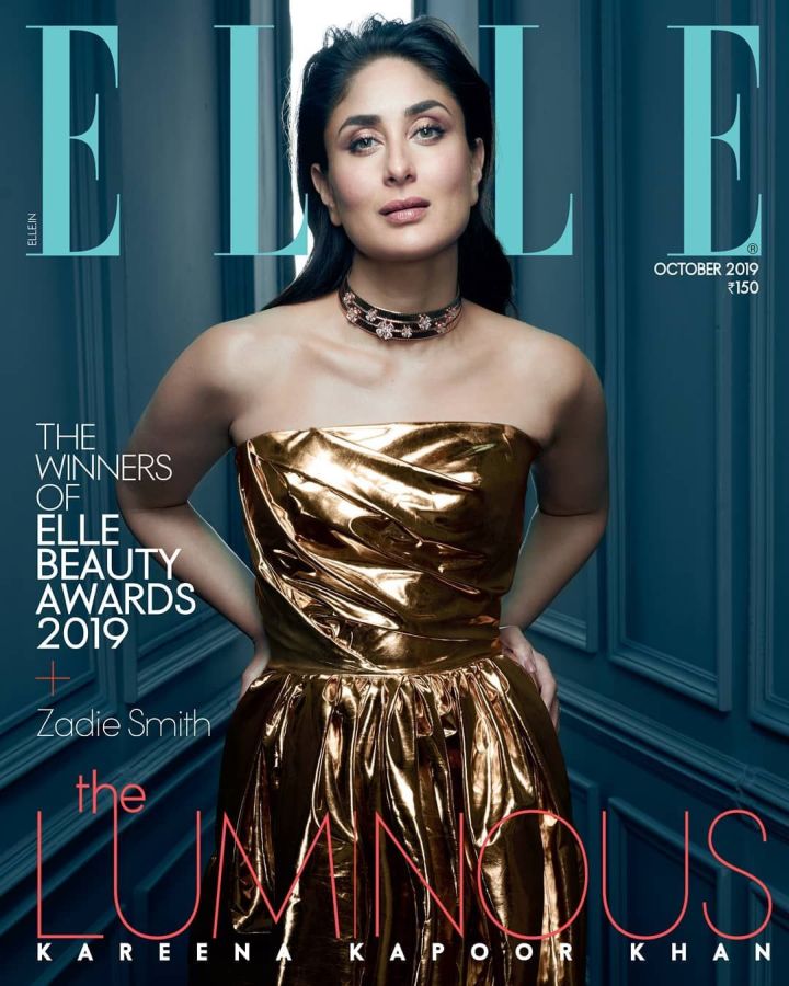 ELLE INDIA magazine side cover  October 2019