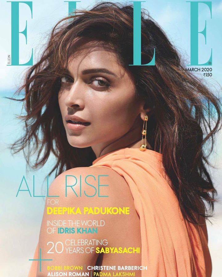 ELLE INDIA magazine side cover  March 2020