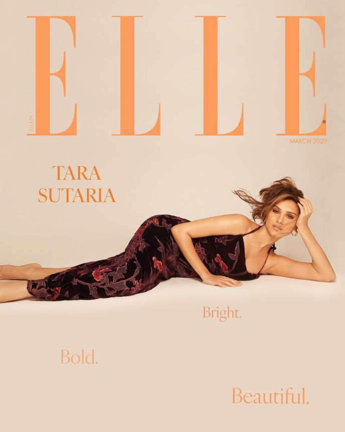 ELLE INDIA magazine side cover  March 2023
