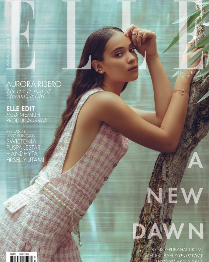 ELLE INDONESIA magazine side cover  April 2023