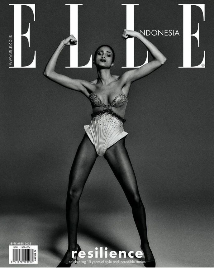 ELLE INDONESIA magazine side cover  September 2023