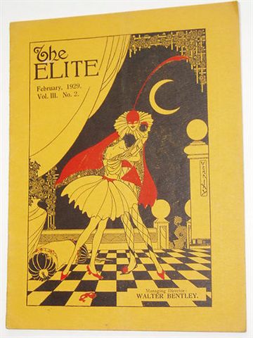 ELITE magazine side cover February 1929