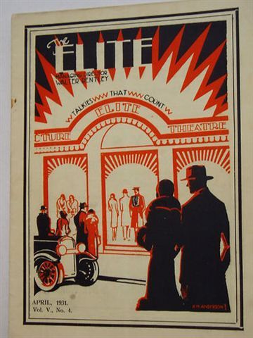 ELITE magazine side cover  Vol 5 # 4 April 1931