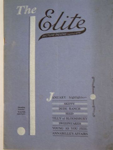 ELITE magazine side cover January 1932