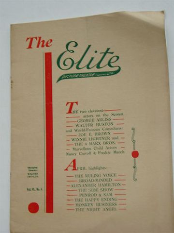 ELITE magazine side cover April 1932