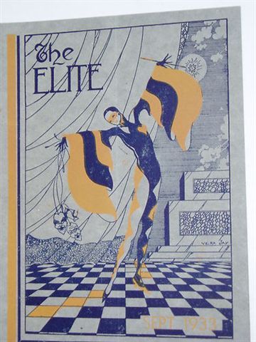 ELITE magazine side cover September 1933