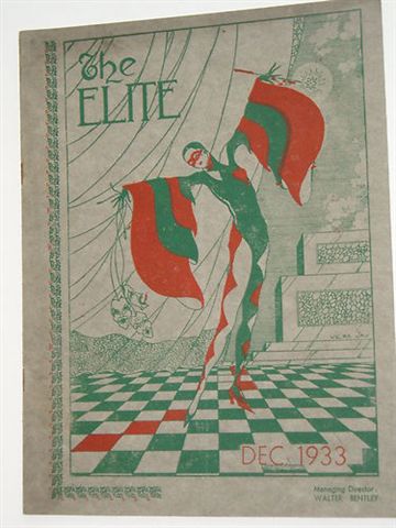ELITE magazine side cover December 1933