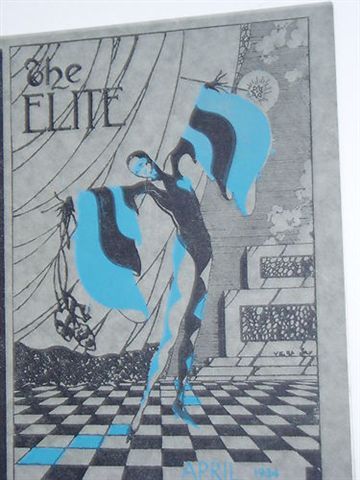 ELITE magazine side cover April 1934
