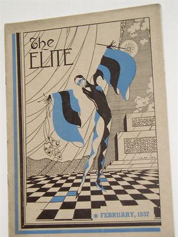 ELITE magazine side cover February 1937