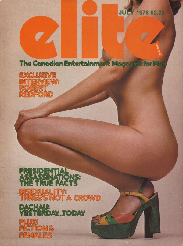ELITE (CANADA) magazine side cover  July 1978