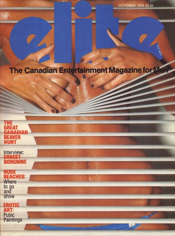 ELITE (CANADA) magazine side cover  October 1978
