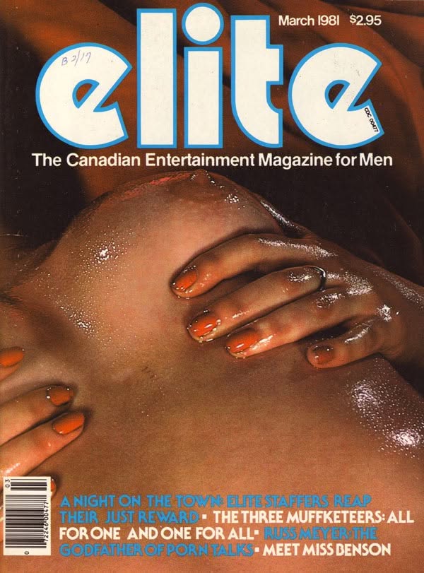 ELITE (CANADA) magazine side cover  March 1981