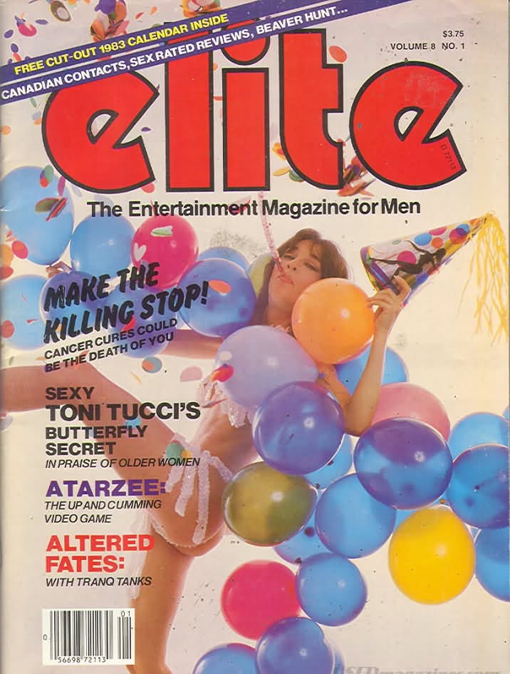 ELITE (CANADA) magazine side cover  February 1983
