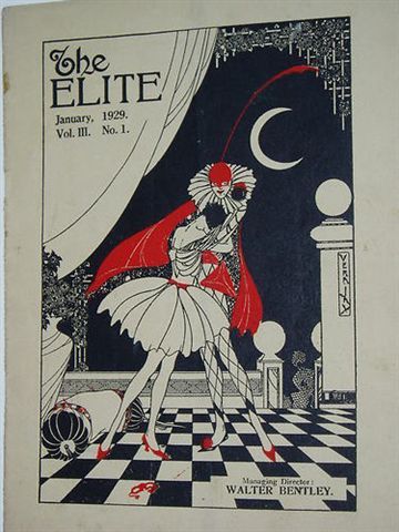 ELITE magazine side cover  Vol 3 # 1 January 1929