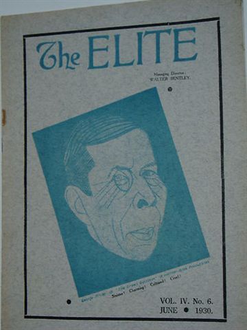 ELITE magazine side cover  Vol 4 # 6 June 1930