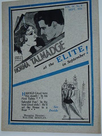 ELITE magazine cover  Vol 4 # 9 September 1930