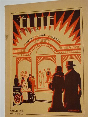 ELITE magazine side cover  Vol 5 # 3 March 1931