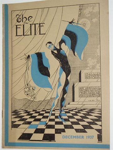 ELITE magazine side cover December 1937