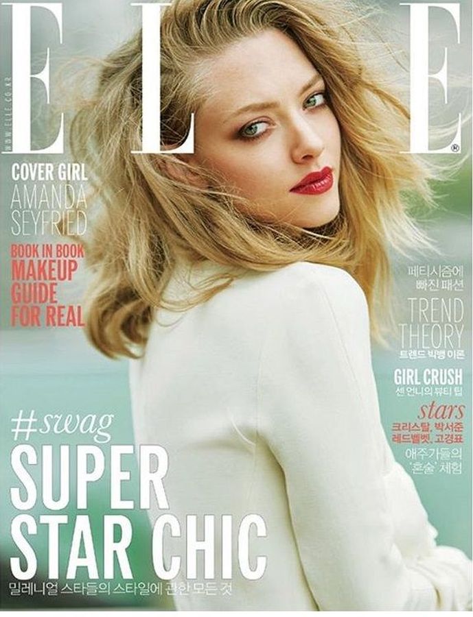 ELLE KOREA magazine side cover  October 2016