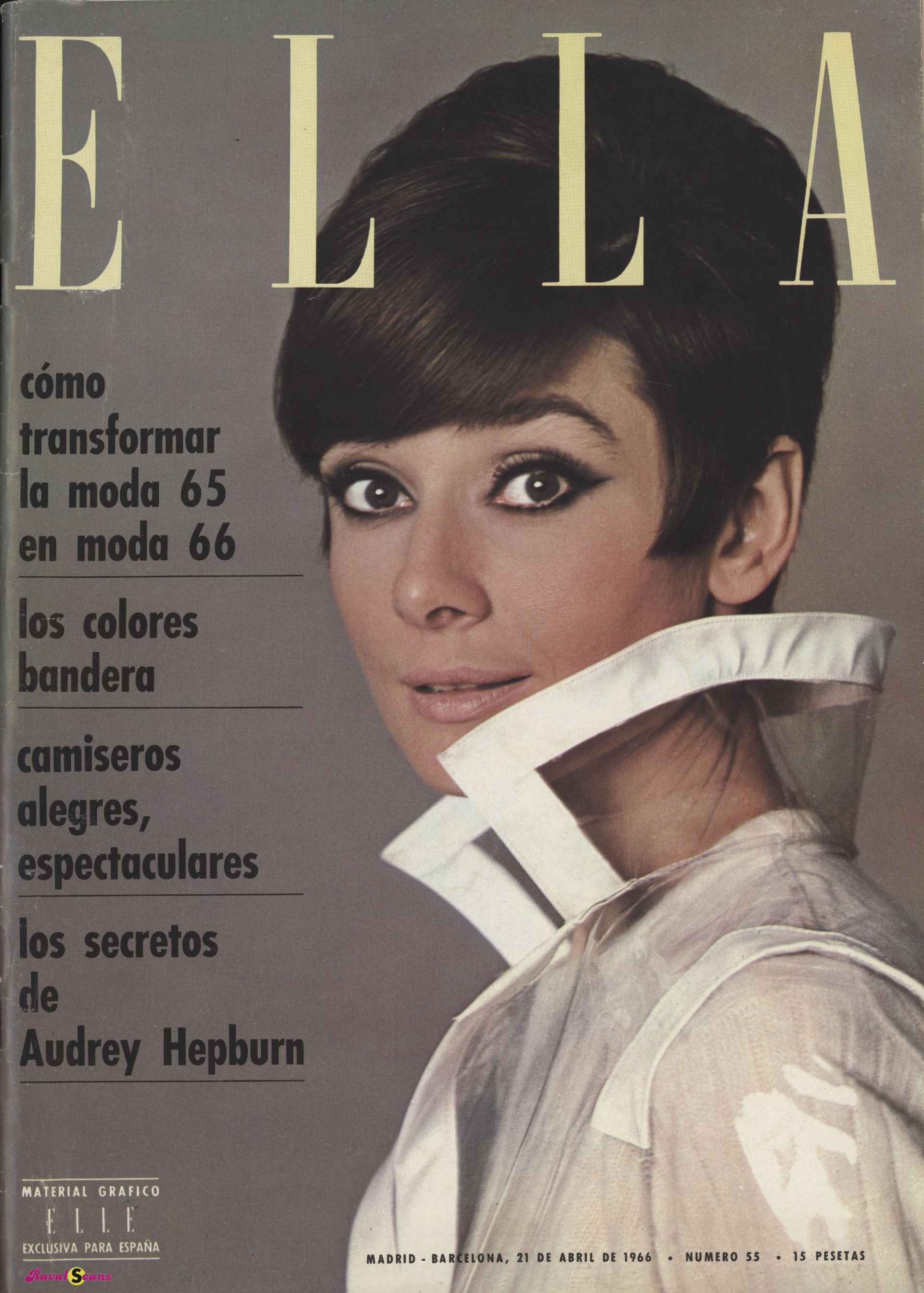 ELLA magazine side cover Issue 55 21 April 1966