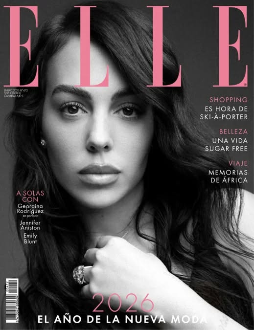 ELLE SPAIN magazine side cover  January 2026
