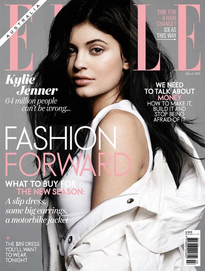 ELLE AUSTRALIA magazine side cover  March 2016