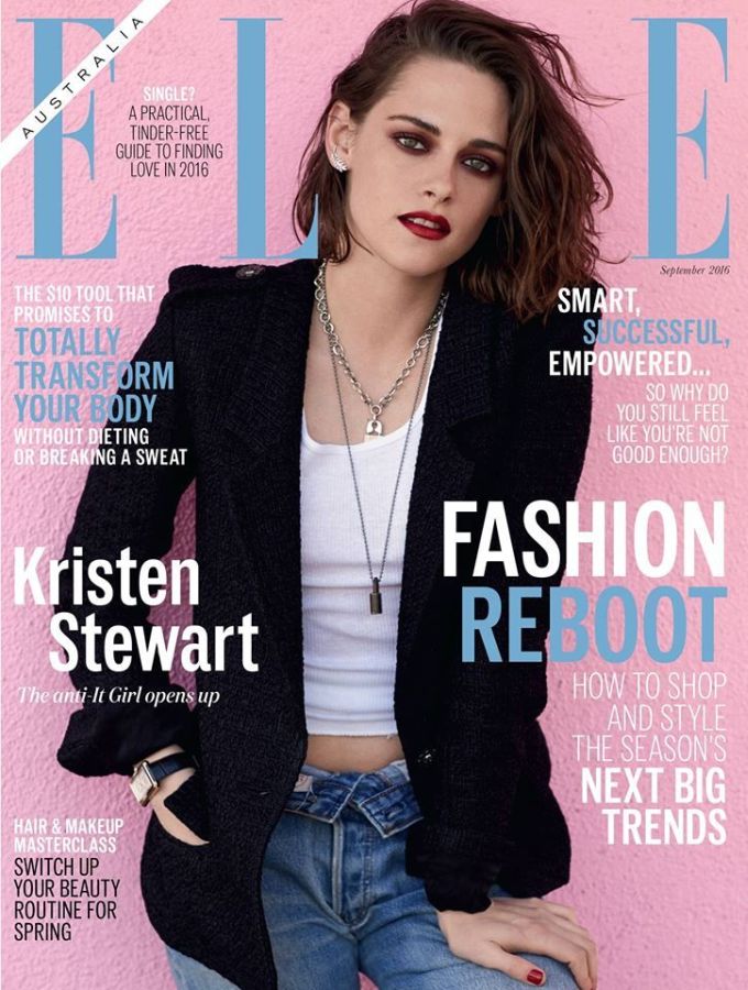 ELLE AUSTRALIA magazine side cover  September 2016