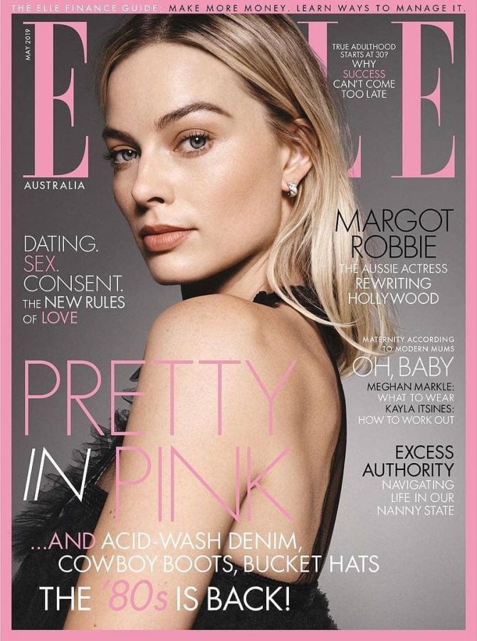 ELLE AUSTRALIA magazine side cover  May 2019