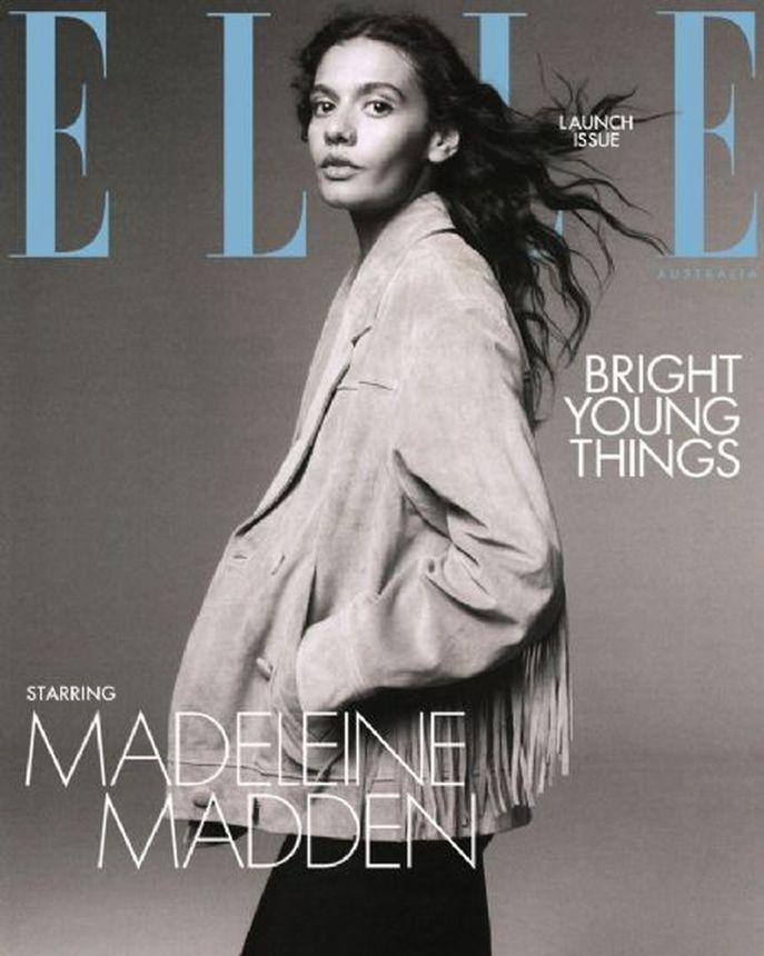 ELLE AUSTRALIA magazine side cover  March 2024