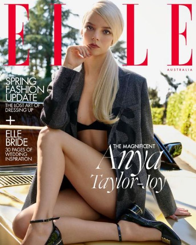 ELLE AUSTRALIA magazine side cover  September 2024