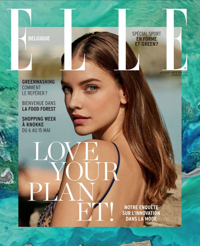 ELLE BELGIUM magazine side cover  May/June 2022