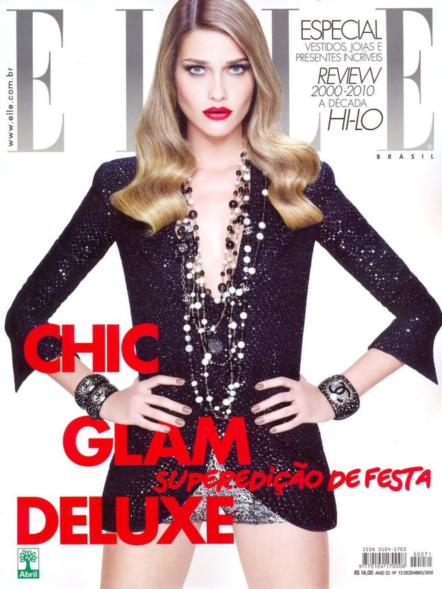 ELLE BRAZIL magazine side cover  December 2010