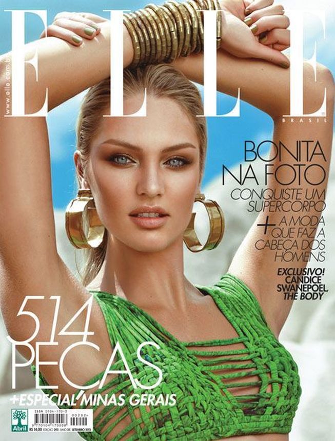 ELLE BRAZIL magazine side cover  September 2012