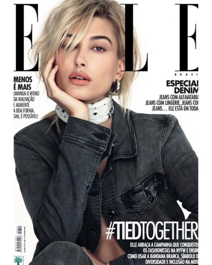 ELLE BRAZIL magazine side cover  June 2017