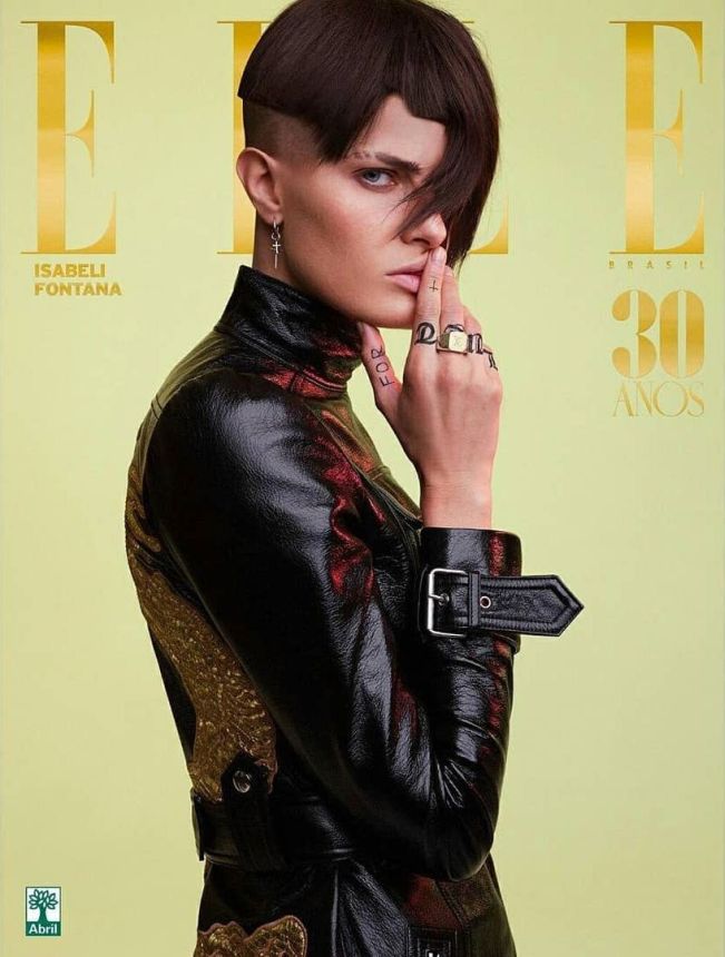 ELLE BRAZIL magazine side cover  May 2018