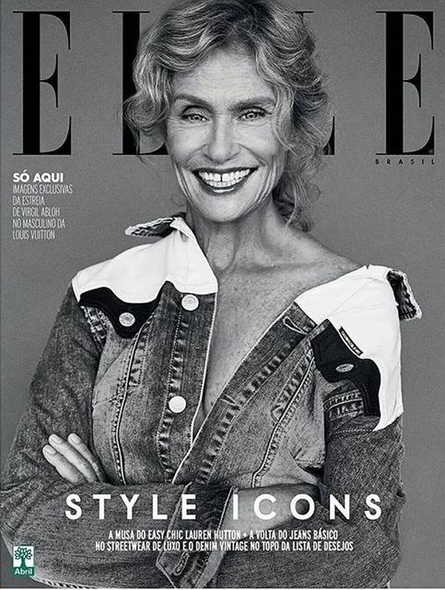 ELLE BRAZIL magazine side cover  July 2018