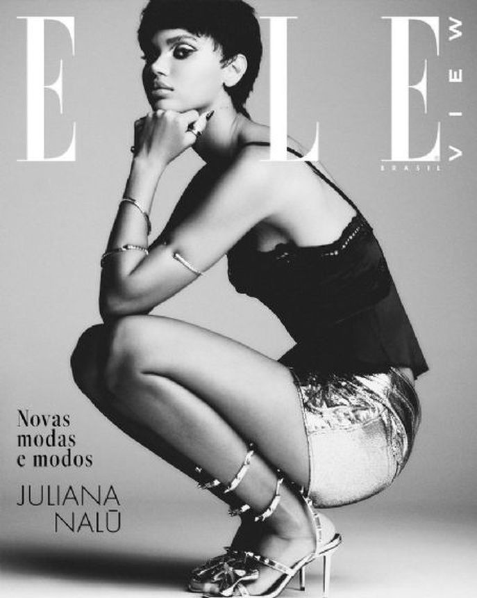 ELLE BRAZIL magazine side cover  February 2024