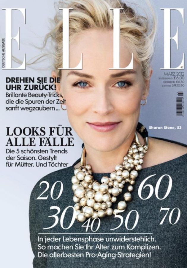 ELLE GERMANY magazine side cover  March 2012