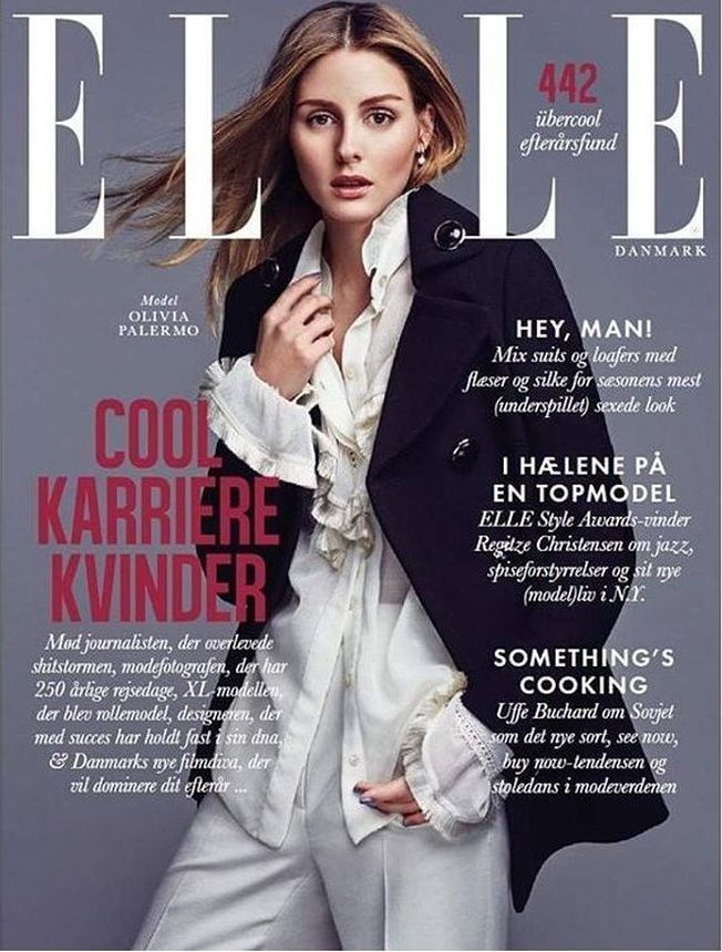 ELLE DENMARK magazine side cover  October 2016