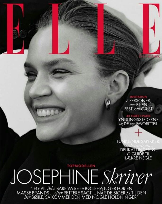 ELLE DENMARK magazine side cover  December 2021