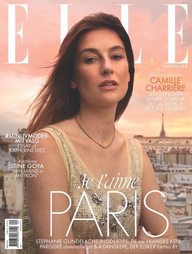 ELLE DENMARK magazine side cover  September 2022