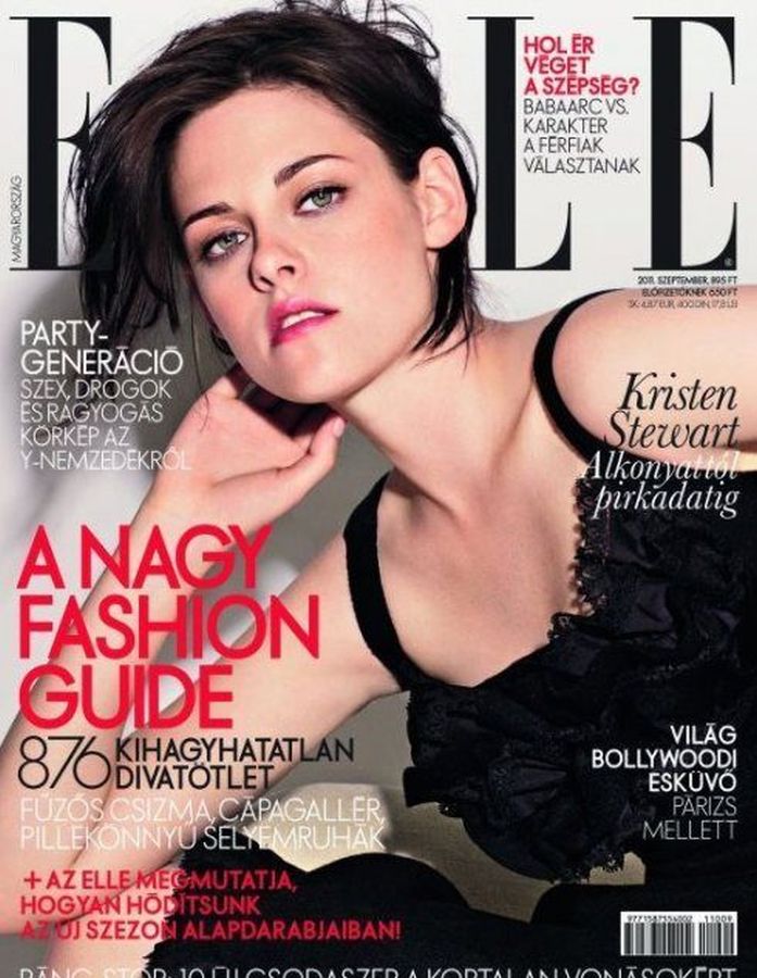 ELLE HUNGARY magazine side cover  September 2011